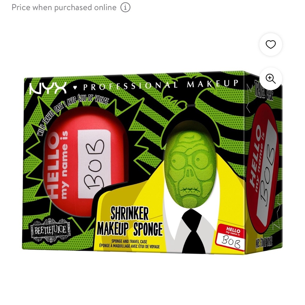 🆕 NYX Beetlejuice Shrinker Makeup Sponge